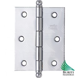 Dobradiça 3 pç - 3''1/2 x 2.5/16 - União Mundial